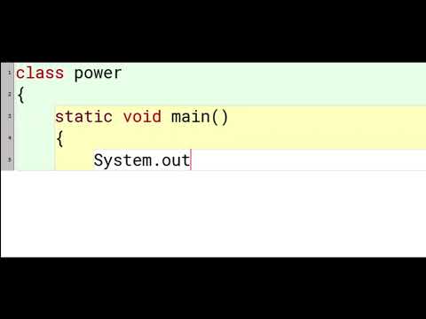 How to make a power calculating program in Java BlueJ!