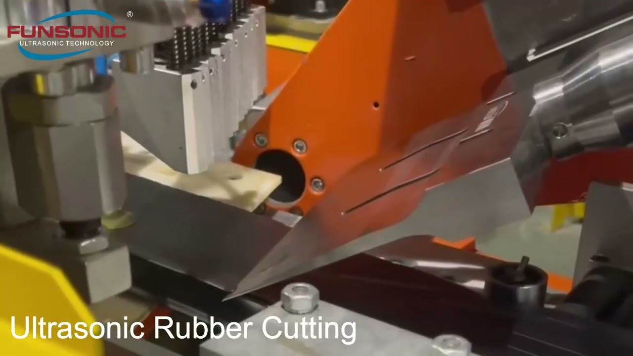 Ultrasonic Rubber Cutting from FUNSONIC