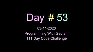 What is Data OOPS Abstraction in Python | 111 Day code Challenge | Programming with Gautam