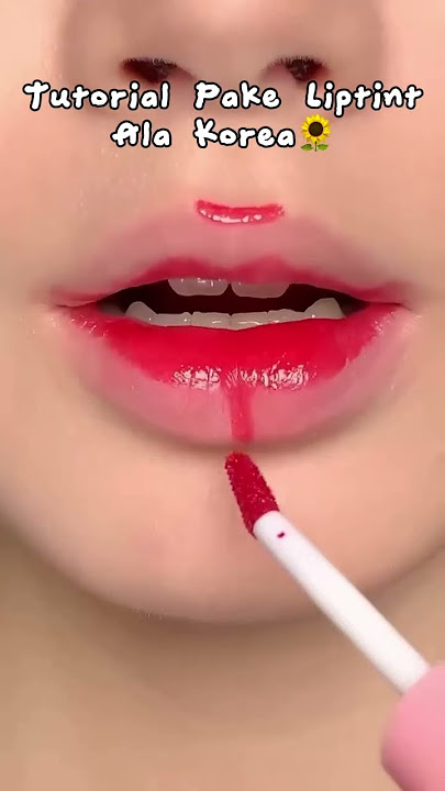 Tutorial pake liptint ala korea cr igeh  #tutorial