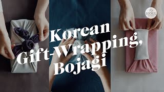 복을 감싸 마음을 전하다 (Korean Gift-Wrapping, Bojagi)