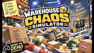 I Took One Look at This Warehouse and Said NOPE | Warehouse Chaos Simulator Demo