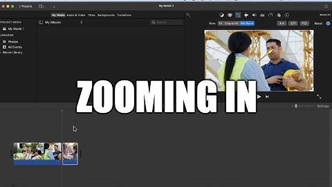 iMovie 2022 - Zoom In Your Video Using the Ken Burns Effect - Tutorial