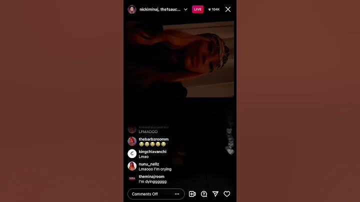 Nicki Minaj and saucy Santana Instagram live