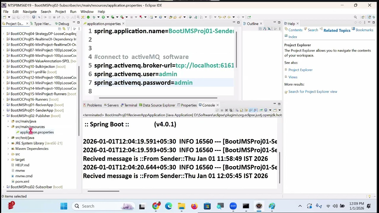 Spring Boot JMS Part-2