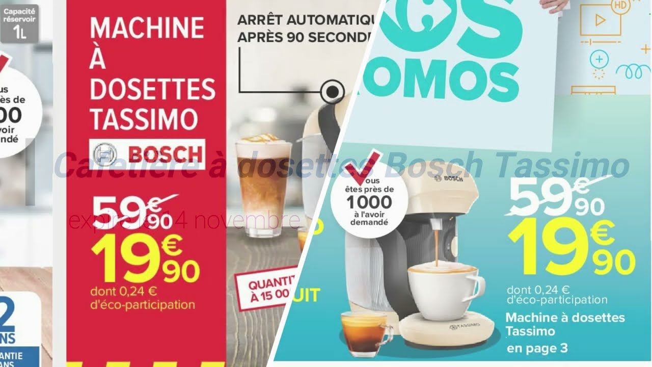 Promo Dosettes de café L'OR TASSIMO chez Carrefour