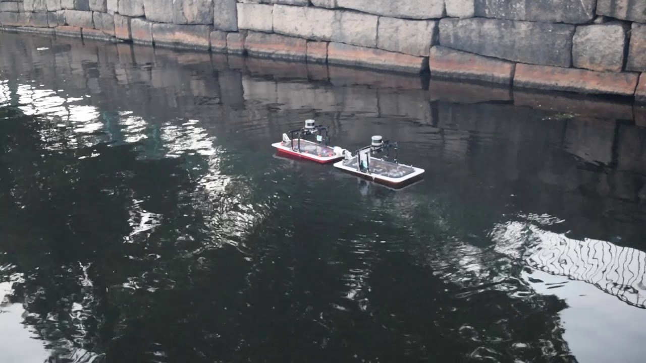 Autonomous Latching System test on Charles River, in calm and turbulent ...