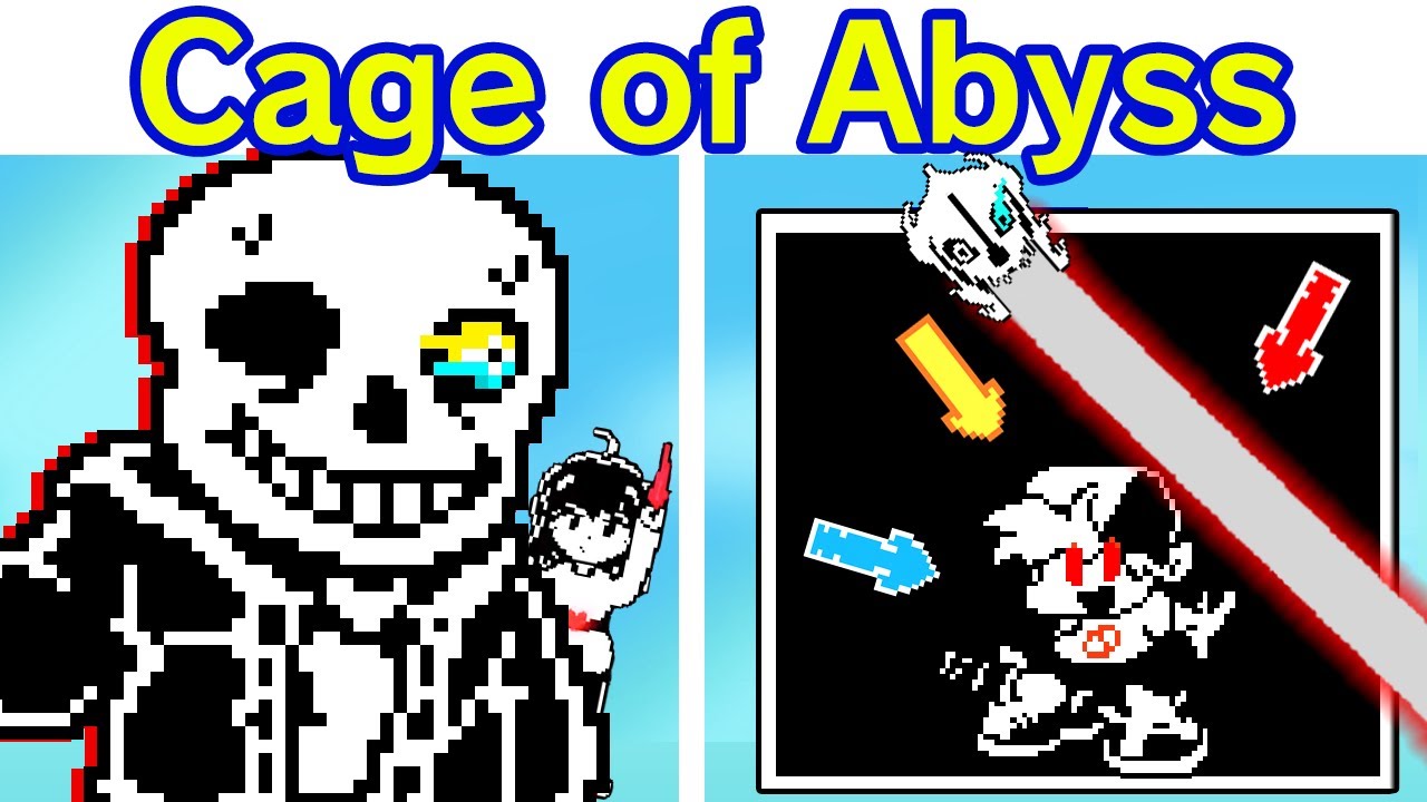 Friday Night Funkin' VS Cage of Abyss | Plan A-1 The Pioneer, The Terminator V2 (FNF Mod/Undertale)