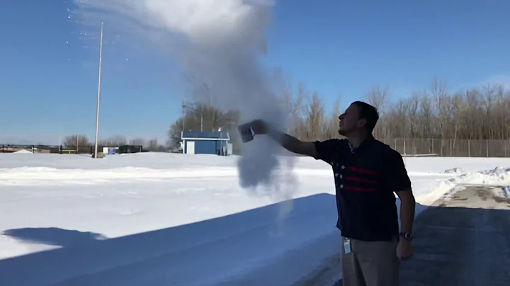 Extreme Cold. Boiling water turning into snow instantly. Zero degrees.