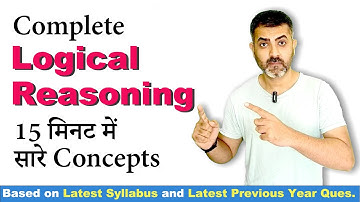 Logical Reasoning All Concepts in One Video | UGC NTA NET Revision Series