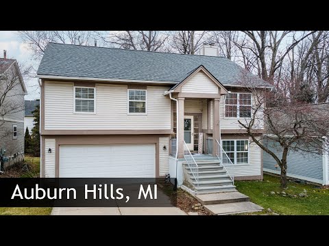 763 Hunt Club Blvd, Auburn Hills, MI home video tour