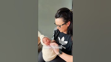 Behind the scenes from a newborn session #londonphotographer #newbornphotography #bts