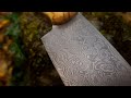 Forging a Raindrop Damascus Knife