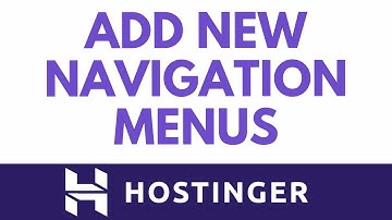 Add Navigation Menus In Hostinger Website Builder Step By Step