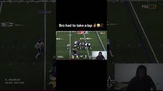 JB Had To Take A Lap After This Catch😂