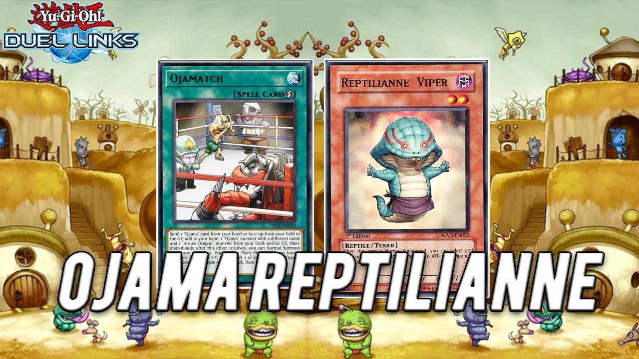 [Yu-Gi-Oh! Duel Links] Ojama Synchro! Ojamatch ft. Reptilianne!!