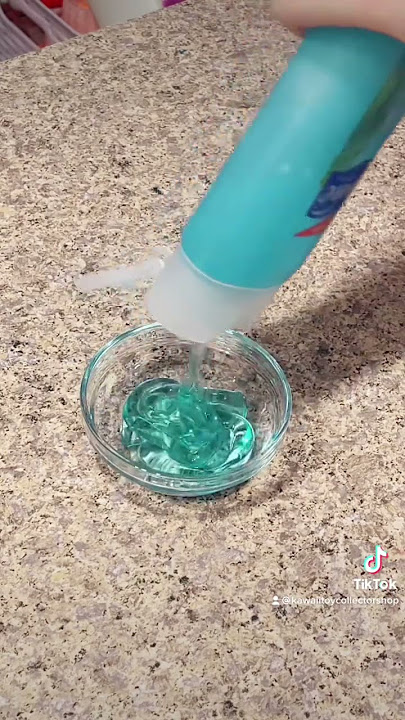 1 INGREDIENT SLIME 💧 ❓+ WATER = slime 