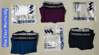 Modern Crew Coolsense Premium Cotton Trunks Unboxing & First Impressions - One Year Warranty ? screenshot 1