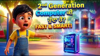 Second Generation Computer Explained in Punjabi | Kids Learning | Fast & Smart Computer