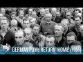 WWII German Prisoners Return Home (1955) | British Pathé