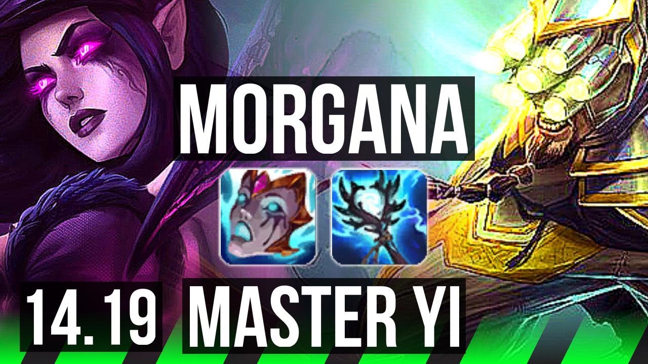 MORGANA vs MASTER YI (JGL) | Rank 6 Morg, 3/1/6 | EUW Grandmaster | 14.19