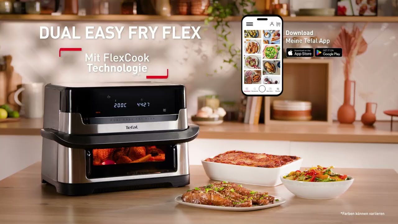 ▷ Мультипіч Tefal Dual Easy Fry Flex EY922DE0 купити в Києві