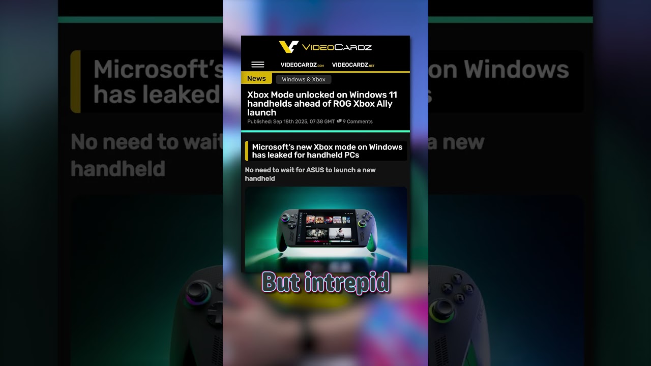 Xbox UI для портативных консолей