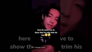 he made whole fandom fool mah tae😂🥰but I'm happy to see him like this #btsv #vmin #yeontan