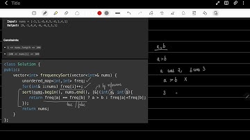 Leetcode | 1636 | Sort Array by Increasing Frequency | Hashmap | Arrays |Sorting | C++