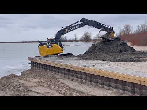 Boat Launch Area Cobourg March 31, 2021