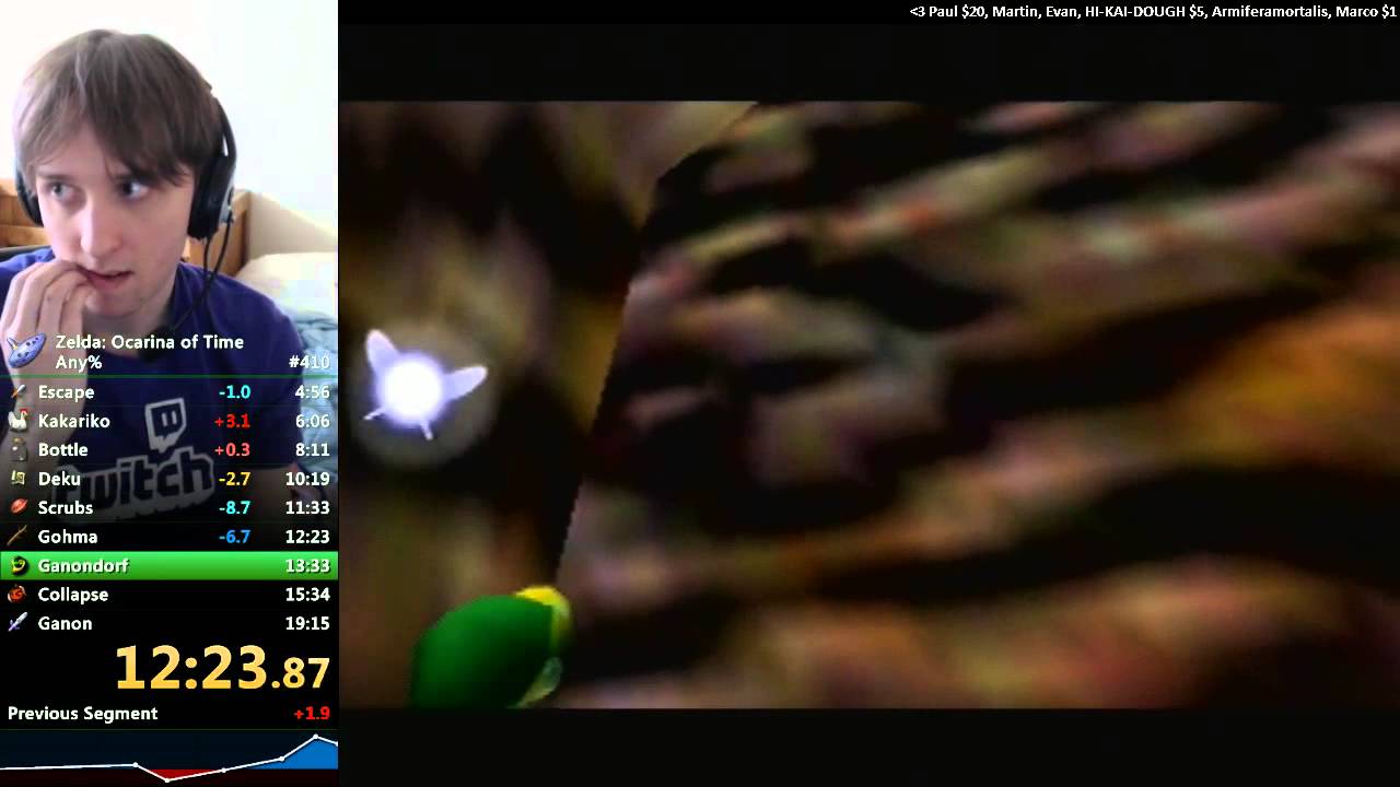 Zelda: Ocarina of Time Speedrun in 