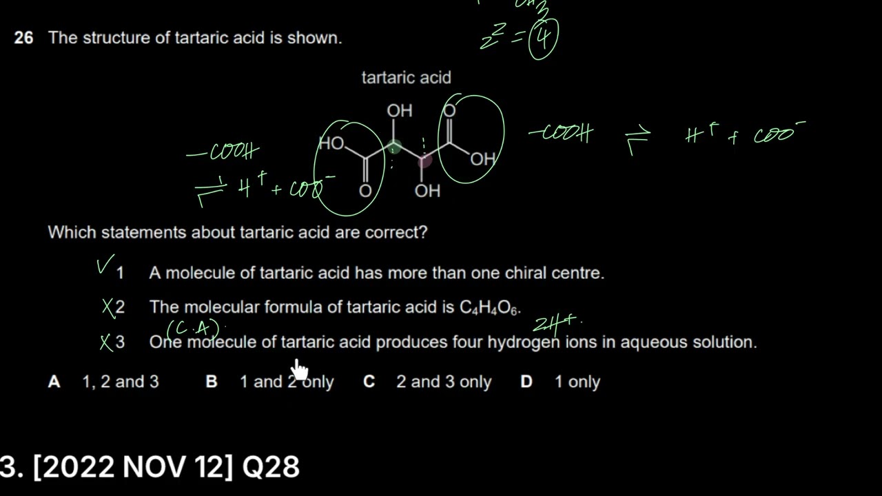 [2022 Set] - Chapter 11 - AS Chemistry - MCQs - Introduction to Organic Chemistry