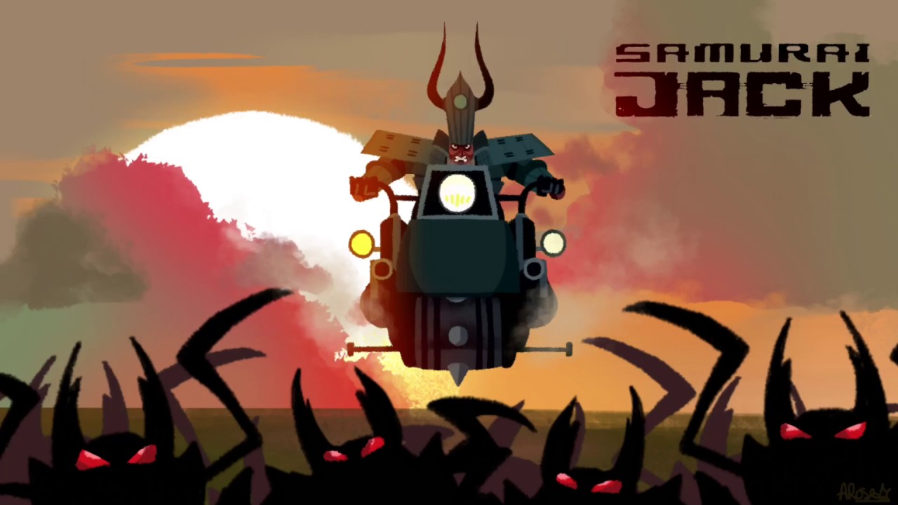 Samurai Jack Riding Insect Samurai Jack - Jack VS Beetle Drones (Unofficial OST) - YouTube