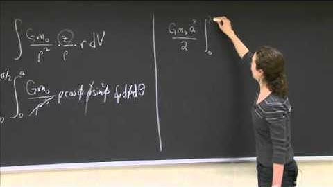 Gravity and a half-sphere | MIT 18.02SC Multivariable Calculus, Fall 2010