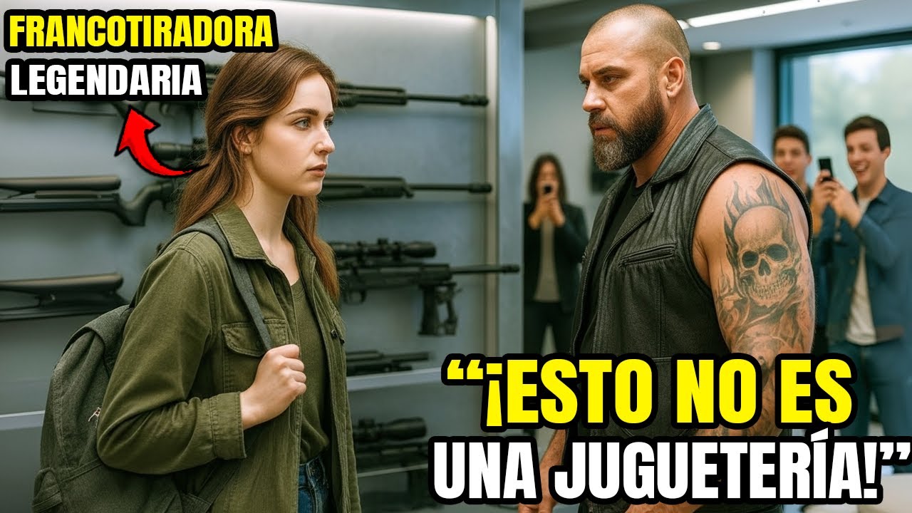 La Humillaron en la Tienda de Armas Hasta que el Comandante Entró y la Saludó como Leyenda allí mism