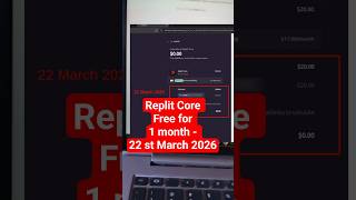 Get Replit Core Premium FREE for 1 Month! (Secret Code Inside) #replit #vibecoding #ai  #tech