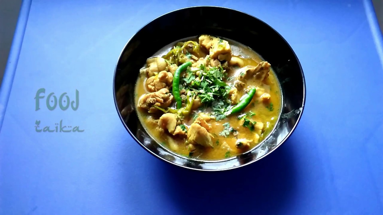 Simple Tasty Green Chilli Chicken Gravy in Hindi/English YouTube