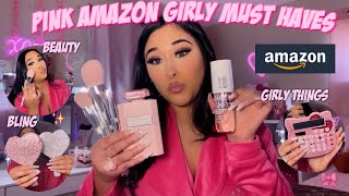 AMAZON MUST HAVES PINK & GIRLY + links included (bougie on a budget)