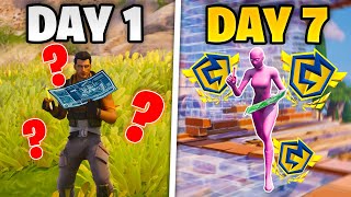 7 Day Controller Fortnite Progression (HANDCAM + TIPS)