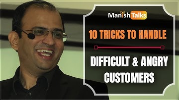 10 tricks to handle #Difficult & #Angry Customers (Hindi)