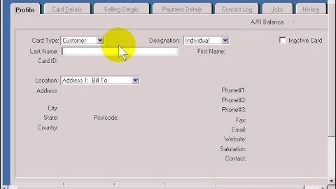 MYOB Training Courses - 501401 MYOB Setup - Creating supplier and customer cards