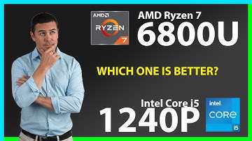 AMD Ryzen 7 6800U vs INTEL Core i5 1240P Technical Comparison