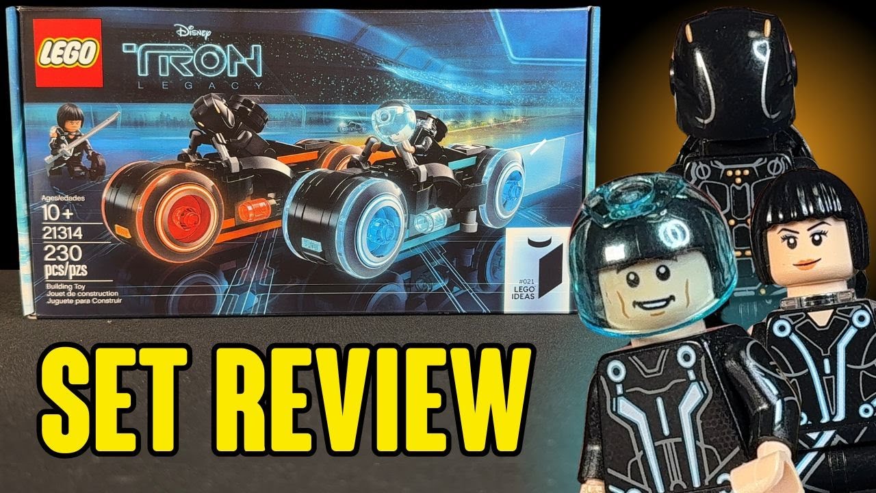 Review Lego Tron Legacy Light Cycles Set 21314 Youtube 