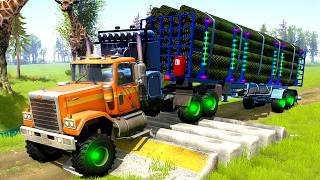 Extreme Truck Logging Challenge | Off-Road Simulation #mudrunner screenshot 4