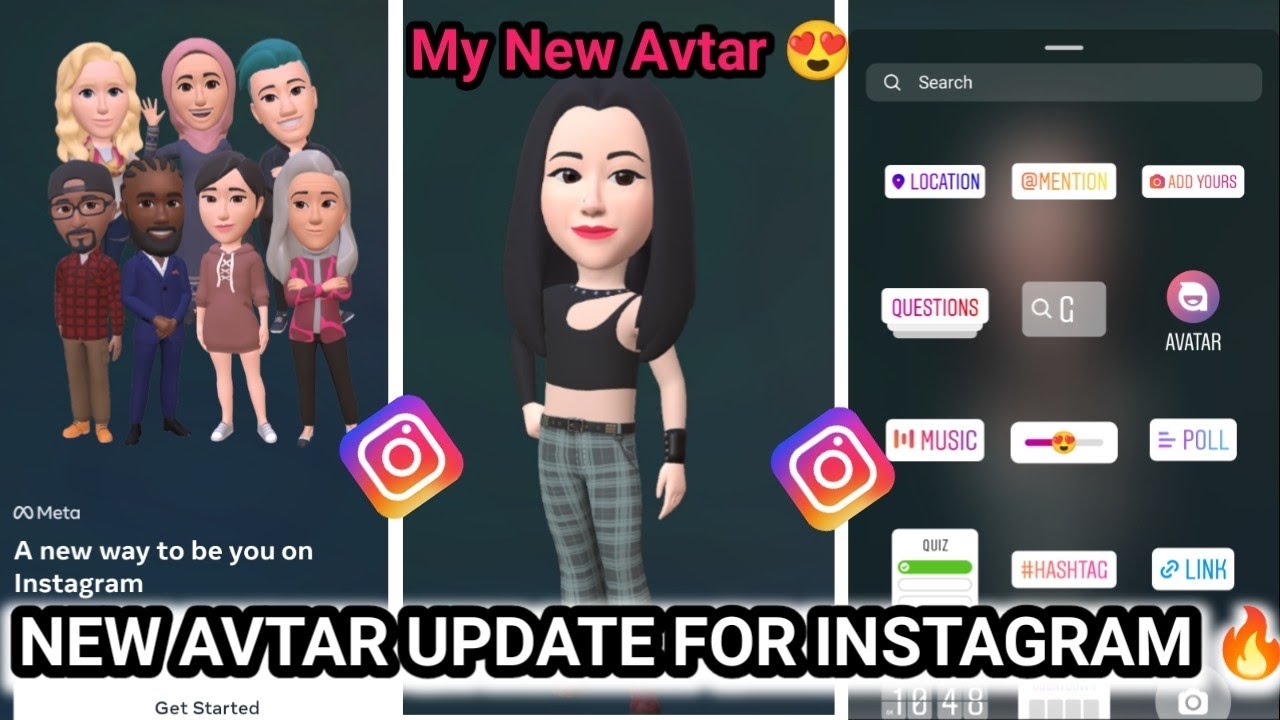 Instagram Avatar कैसे बनाएं ? Instagram   AVTAR || Instagram New Update 2022|Creative Kanishka🔥