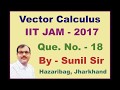 IIT JAM, Mathematics, Vector Calculus