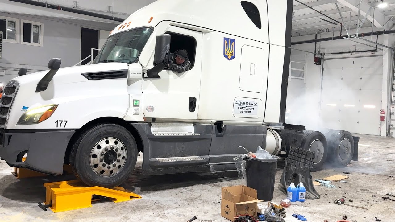 Палю колеса своїм траком....робочий момент