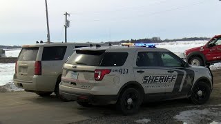 Train collides with truck in Freeborn County