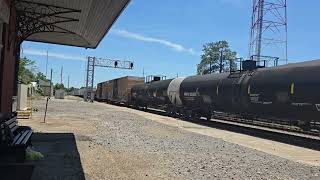 WB csx connection train with ns and bnsf power great freight and 498 axel 