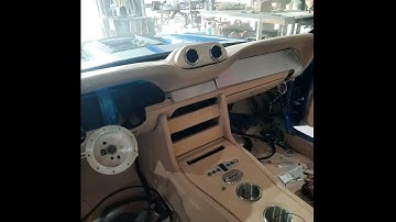 1967 Ford Mustang Fastback (custom build) custom interior console and dash